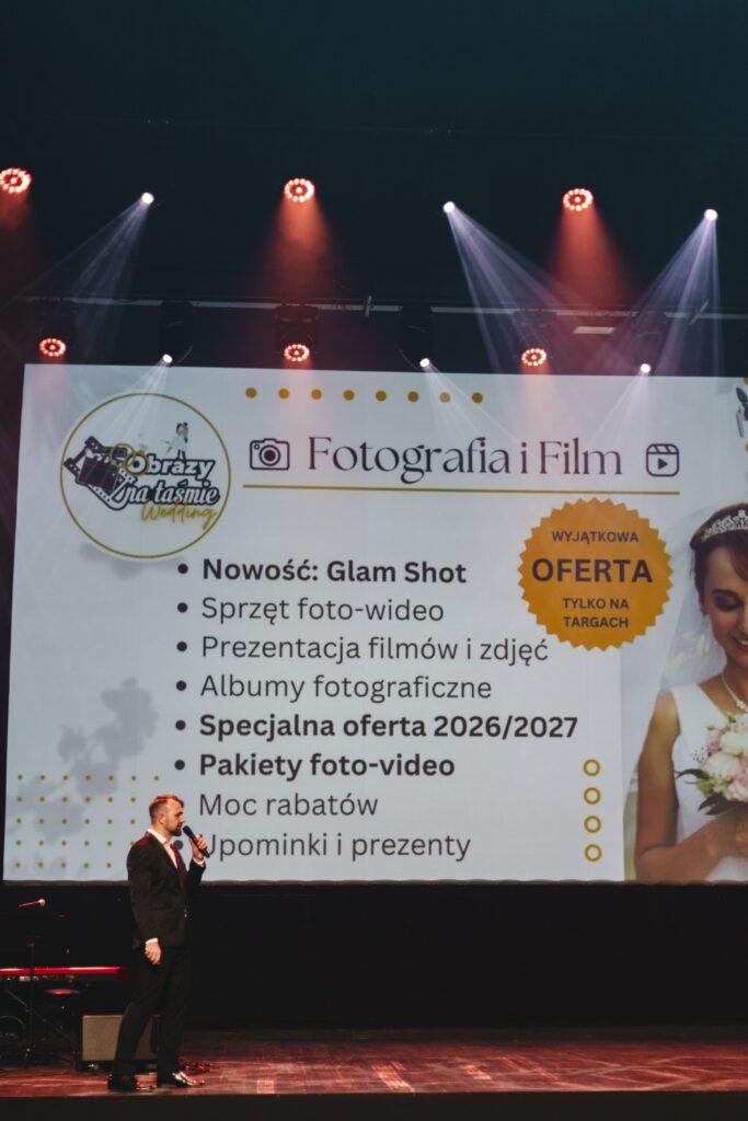 Targi Ślubne Toruń 2026 – Scena, kulisy i nasze podejście do pracy foto-wideo